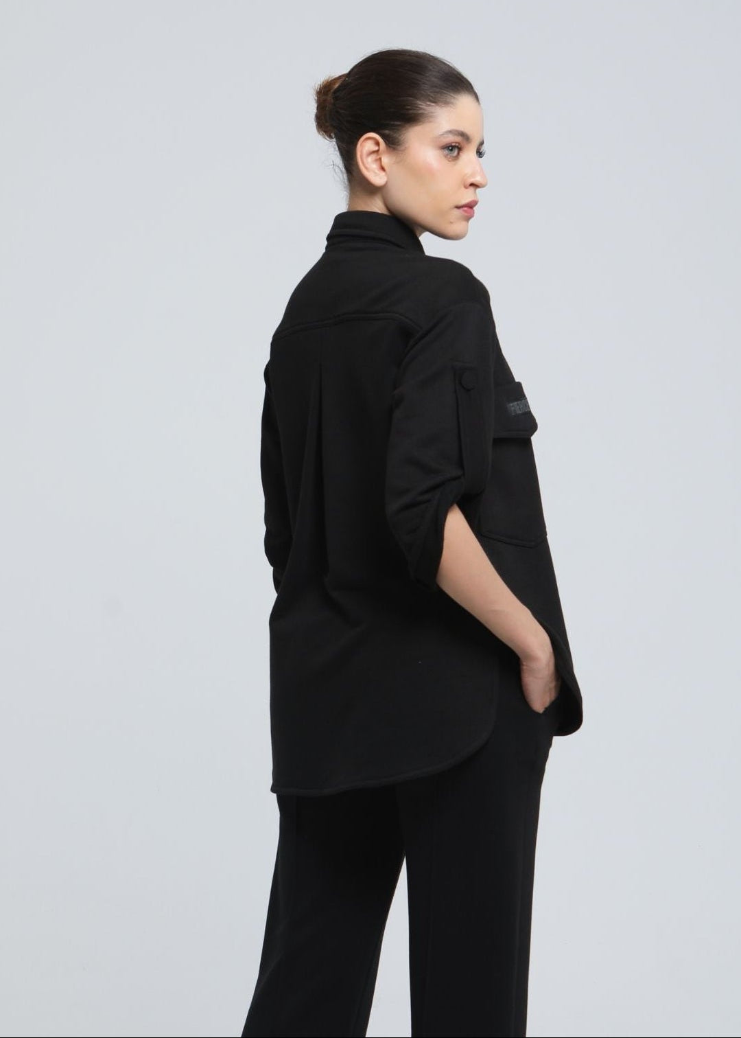 Women’s Fleece Shirt – Custom Sleeve Length, Relaxed Fit | FIERCE ACTIVEWEAR