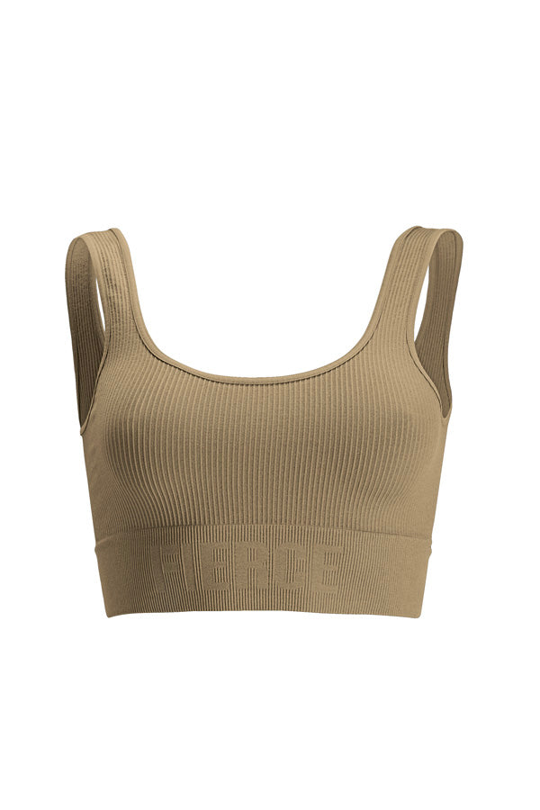 Lightweight breathable everyday bra—close-up of seamless fabric