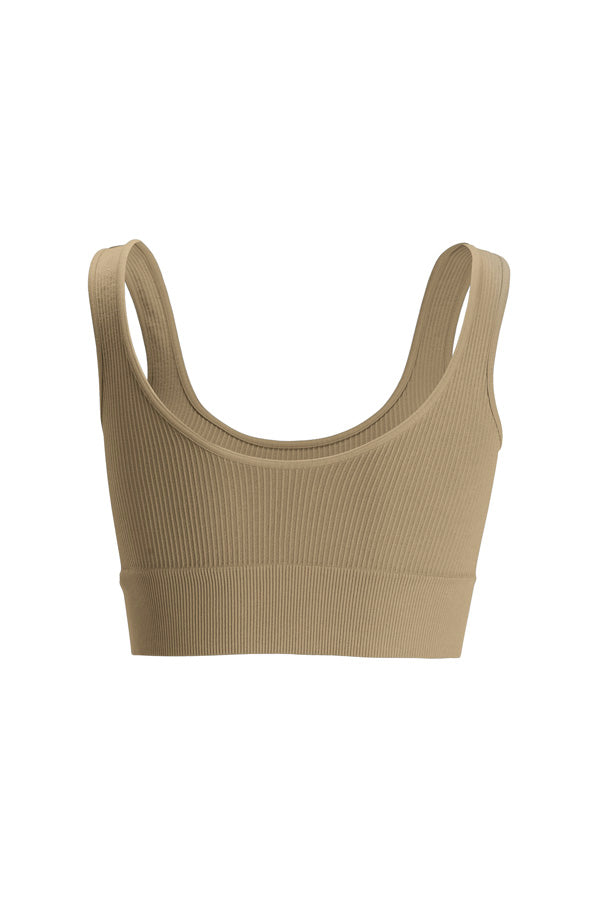 Lightweight breathable everyday bra—close-up of seamless fabric