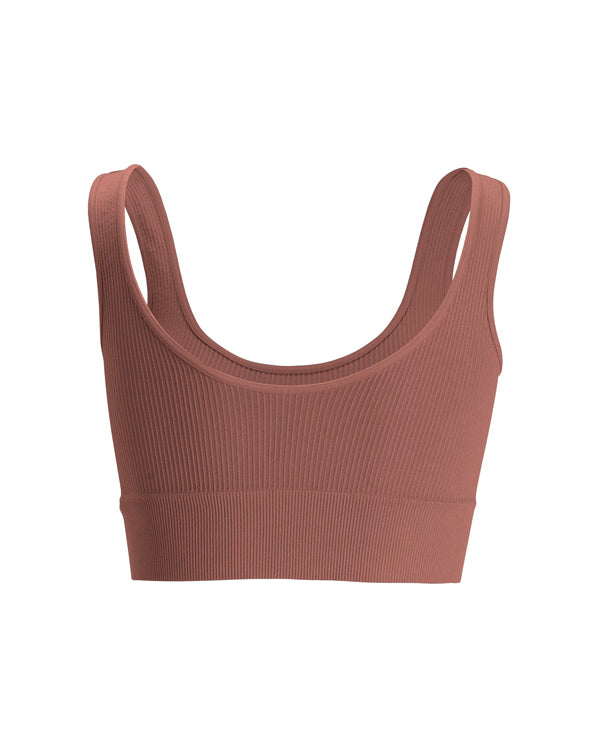 Lightweight breathable everyday bra—close-up of seamless fabric