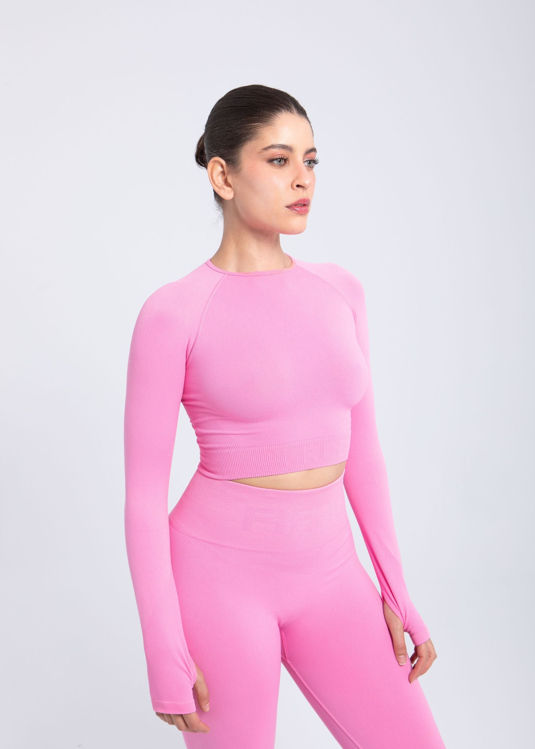 Second Skin Long Sleeve Crop Top – Sculpted & Sleek
