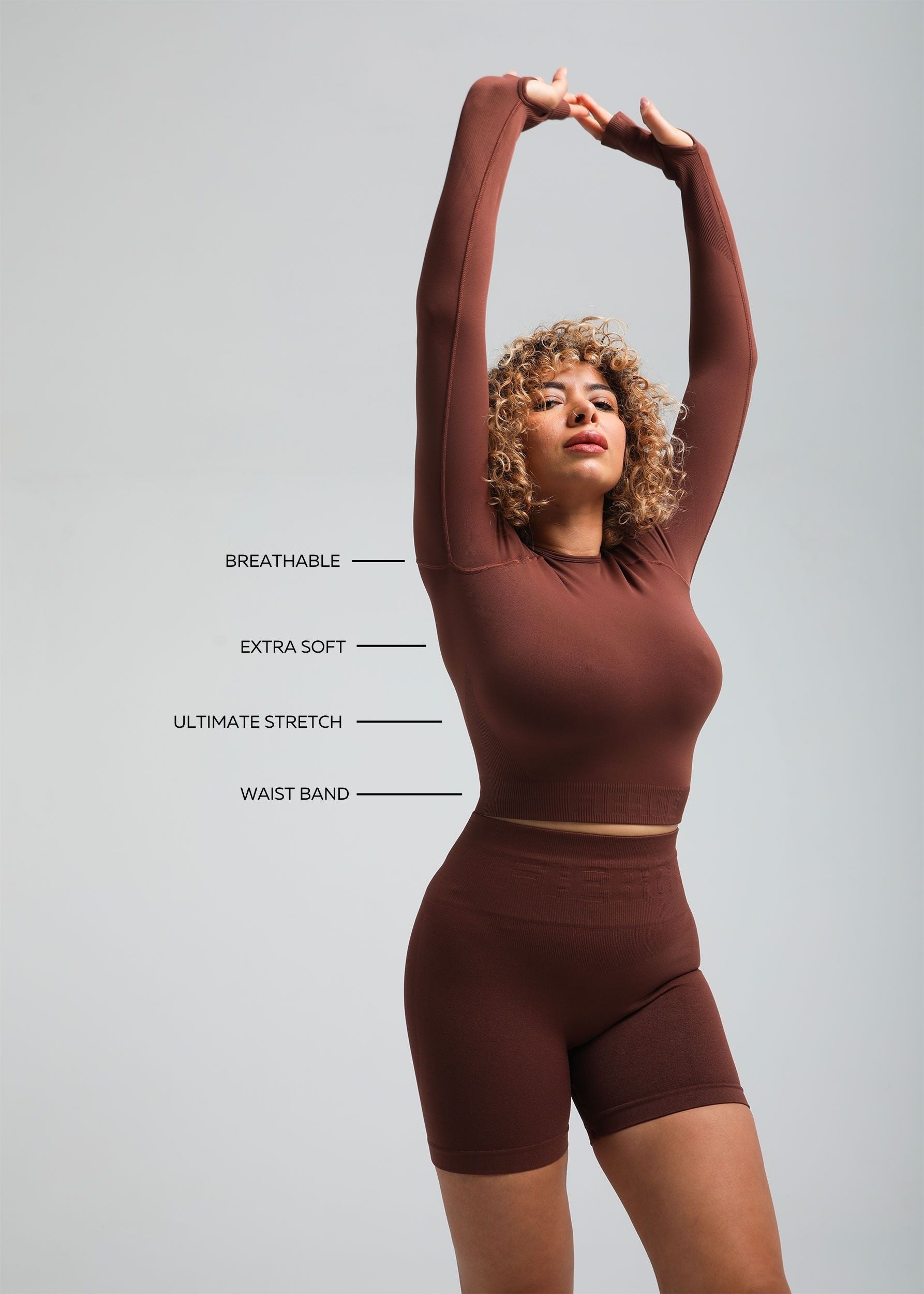 Second Skin Long Sleeve Crop Top – Sculpted & Sleek