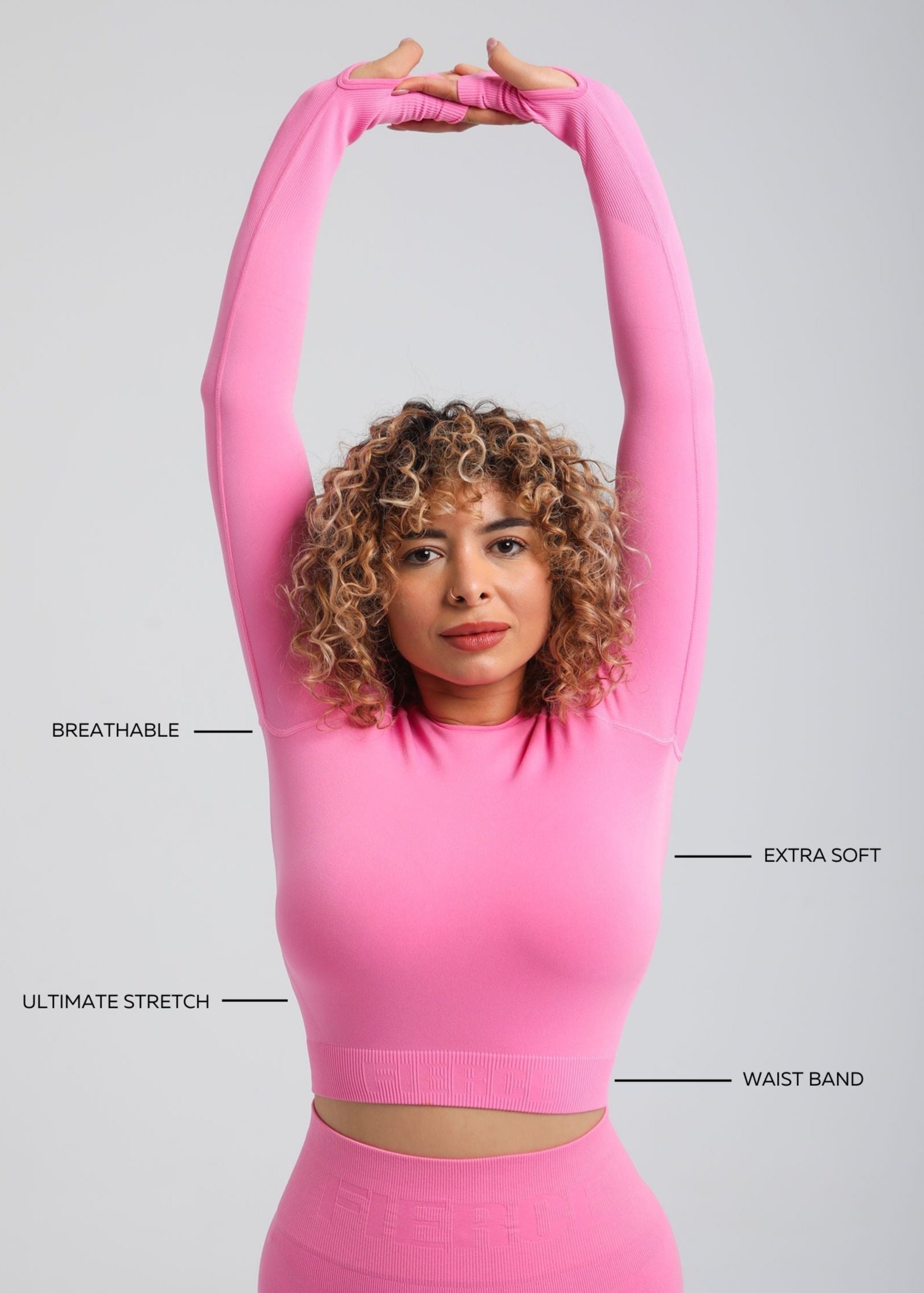 Second Skin Long Sleeve Crop Top – Sculpted & Sleek