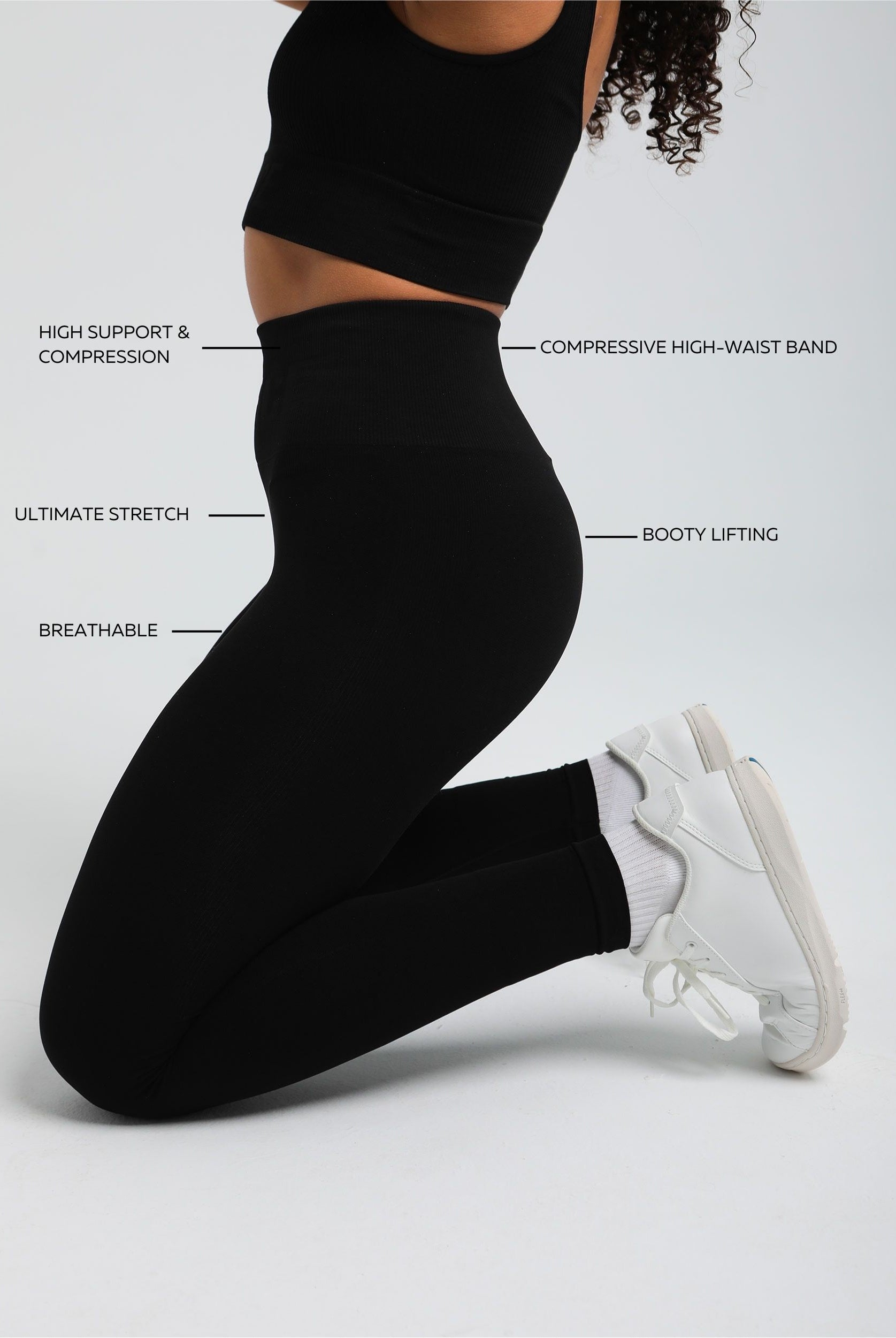 SECOND SKIN shaping legging — seamless compressive