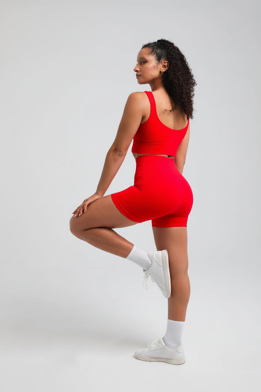 Booty-lifting shaping shorts with breathable, quick-dry fabric