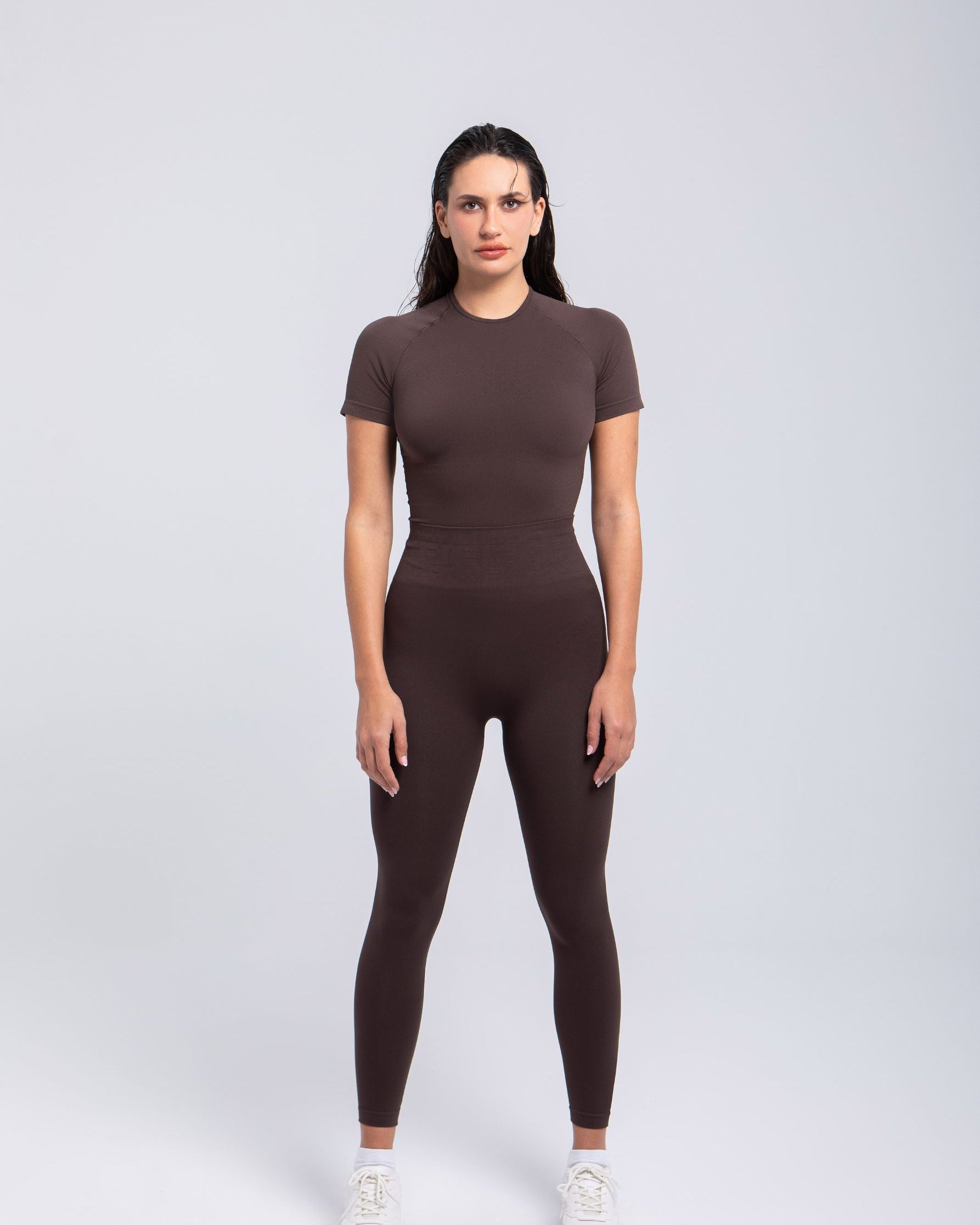 Ultra-soft lightweight T-shirt with stretch—second skin fit