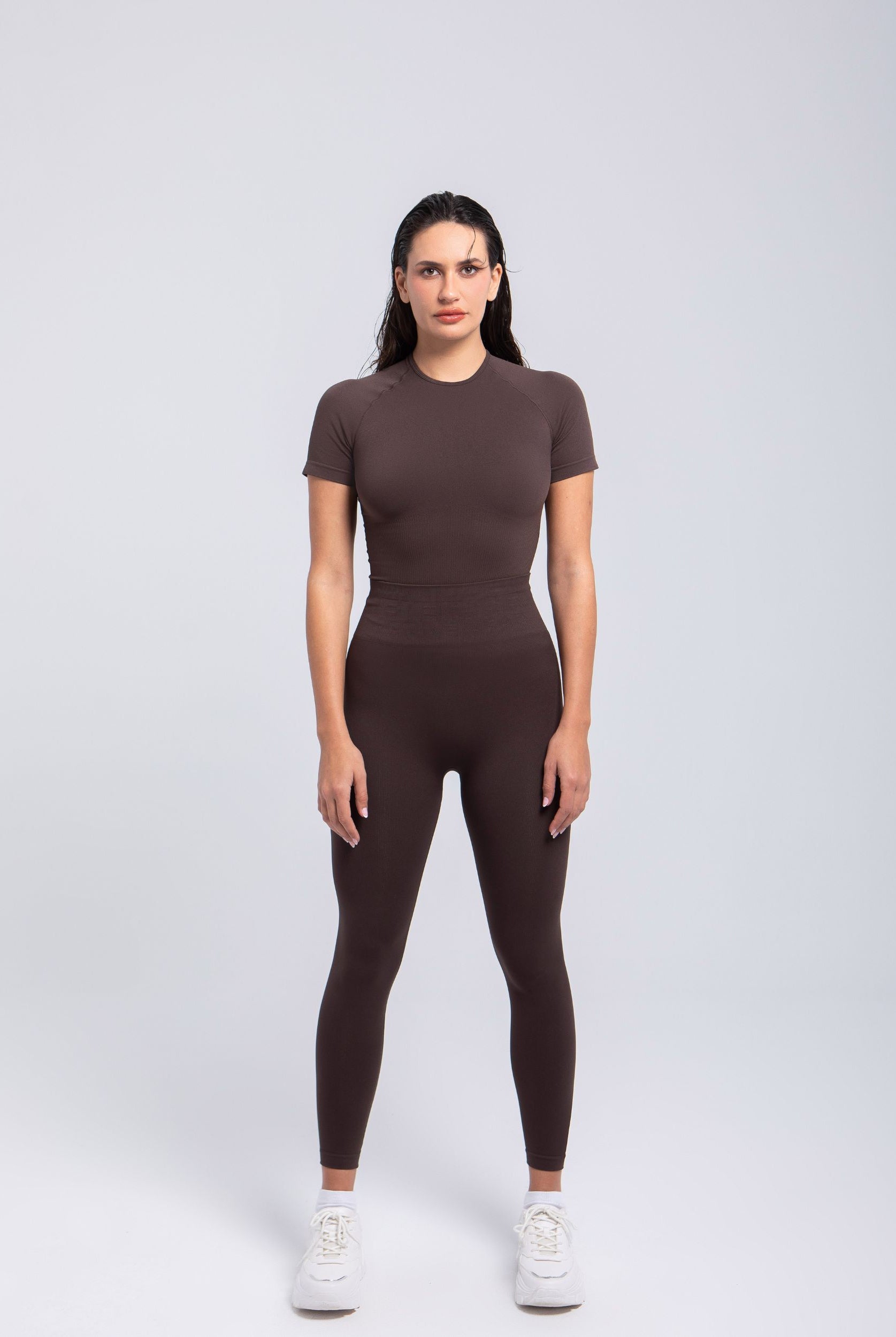 Ultra-soft lightweight T-shirt with stretch—second skin fit