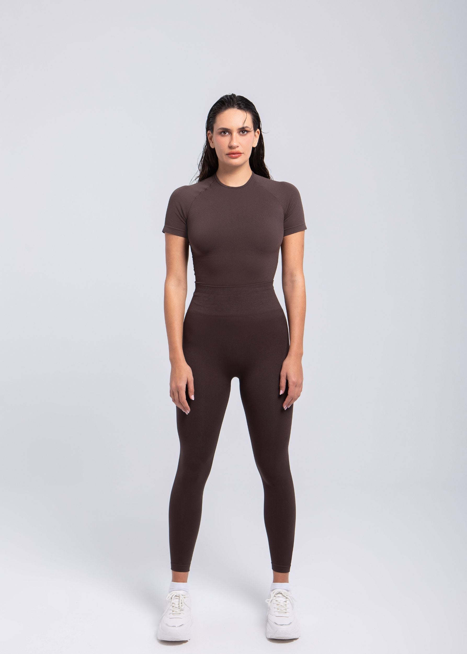 Ultra-soft lightweight T-shirt with stretch—second skin fit