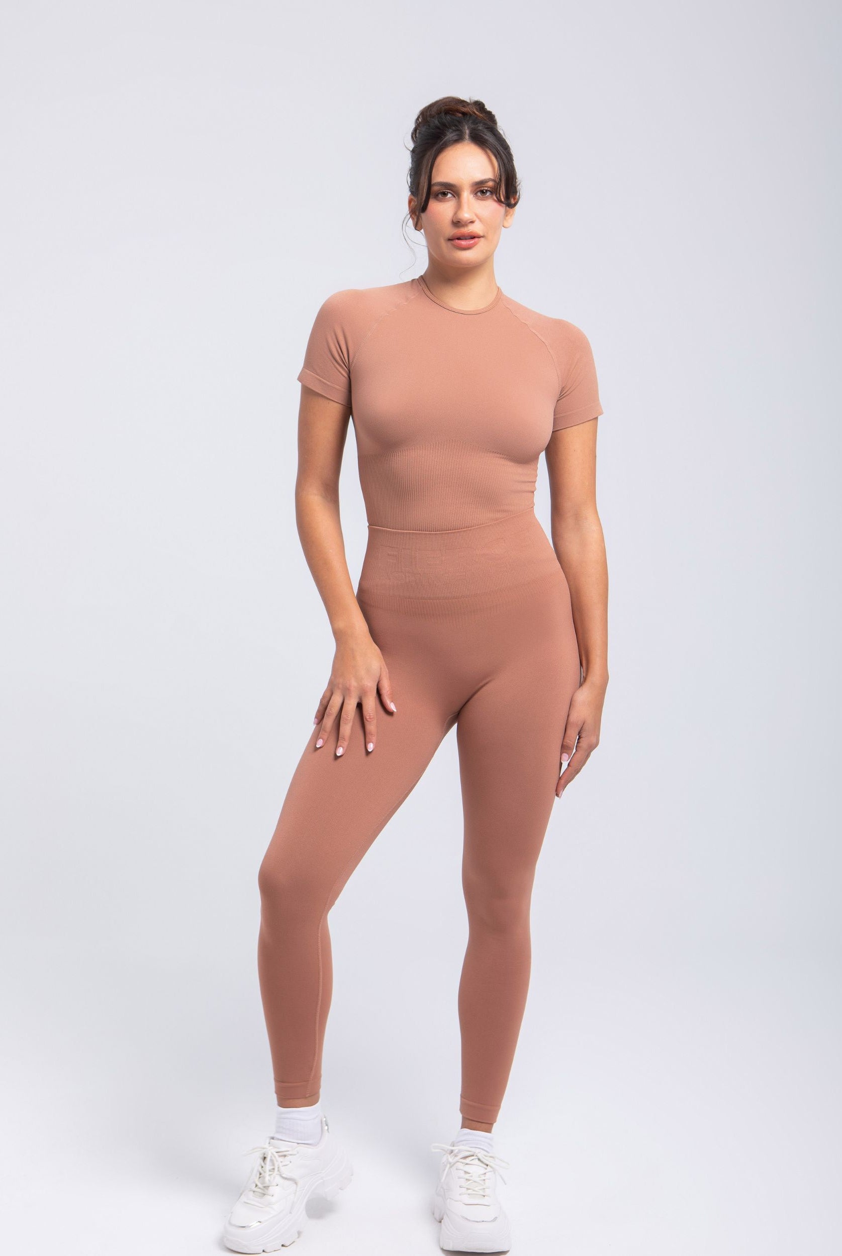 Ultra-soft lightweight T-shirt with stretch—second skin fit