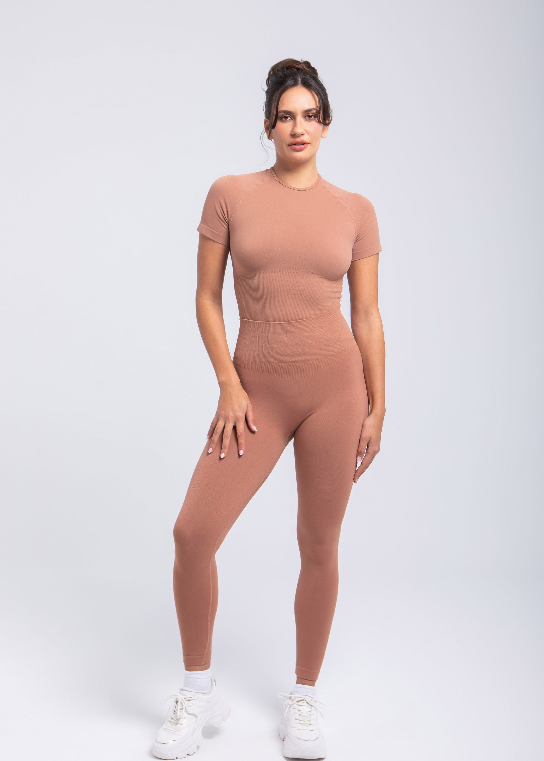 Ultra-soft lightweight T-shirt with stretch—second skin fit