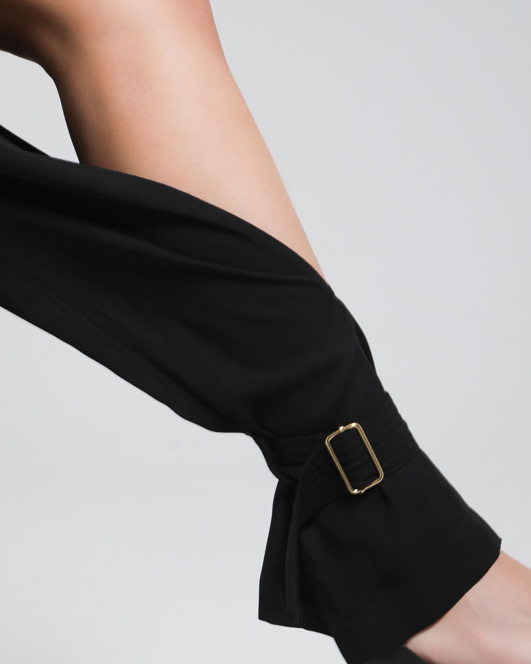 Sheer Cargo Pants with adjustable waist and ankle belts for customizable fit