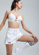 Slim fit Aero running shorts with side zippers and adjustable hem