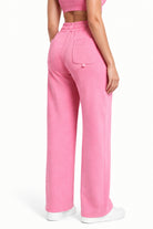 Essential Gray Structured Wide-Leg Fleece Pant | Polished Comfort