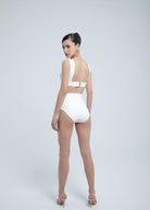 Faya Bikini Top with underwire support and bold band detailing