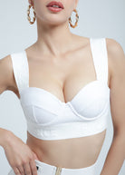 Faya Bikini Top with underwire support and bold band detailing