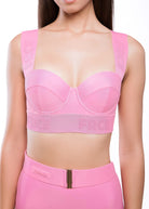 Faya Bikini Top – Push-Up Underwire Swimwear in Recycled Fabric