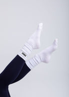 Icon Crew Socks | Ribbed Minimal Logo Socks – Fierce Activewear