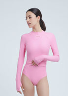 IMAN compressive long sleeve top with slim fit and UV protection