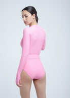 IMAN compressive long sleeve top with slim fit and UV protection