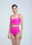 Backless bikini top designed for swim, sport, and night-out versatility