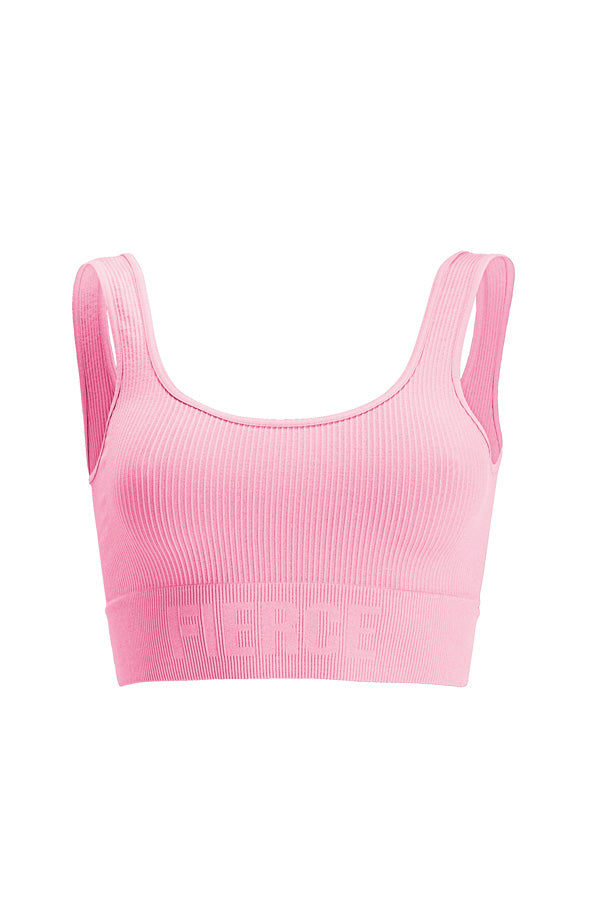 Lightweight breathable everyday bra—close-up of seamless fabric