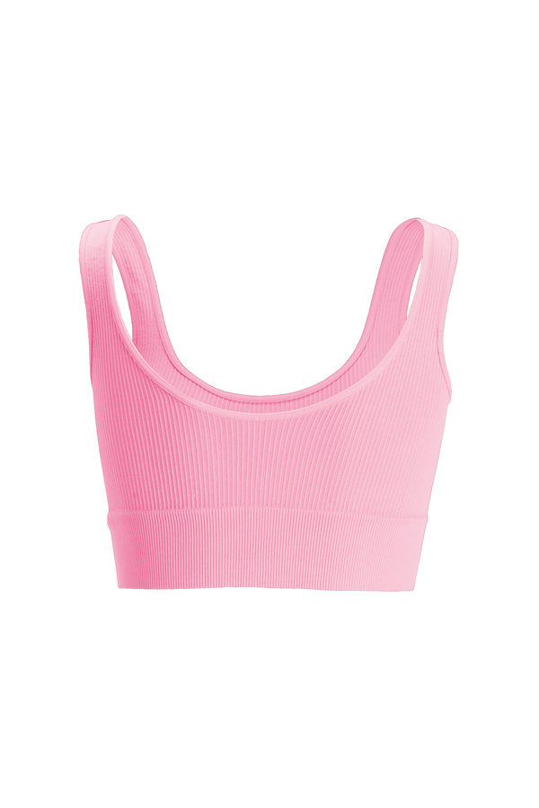 Lightweight breathable everyday bra—close-up of seamless fabric