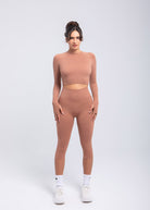 Second Skin Long Sleeve Crop Top – Sculpted & Sleek