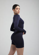Second Skin Long Sleeve Crop Top – Sculpted & Sleek