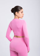 Second Skin Long Sleeve Crop Top – Sculpted & Sleek