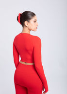 Second Skin Long Sleeve Crop Top – Sculpted & Sleek