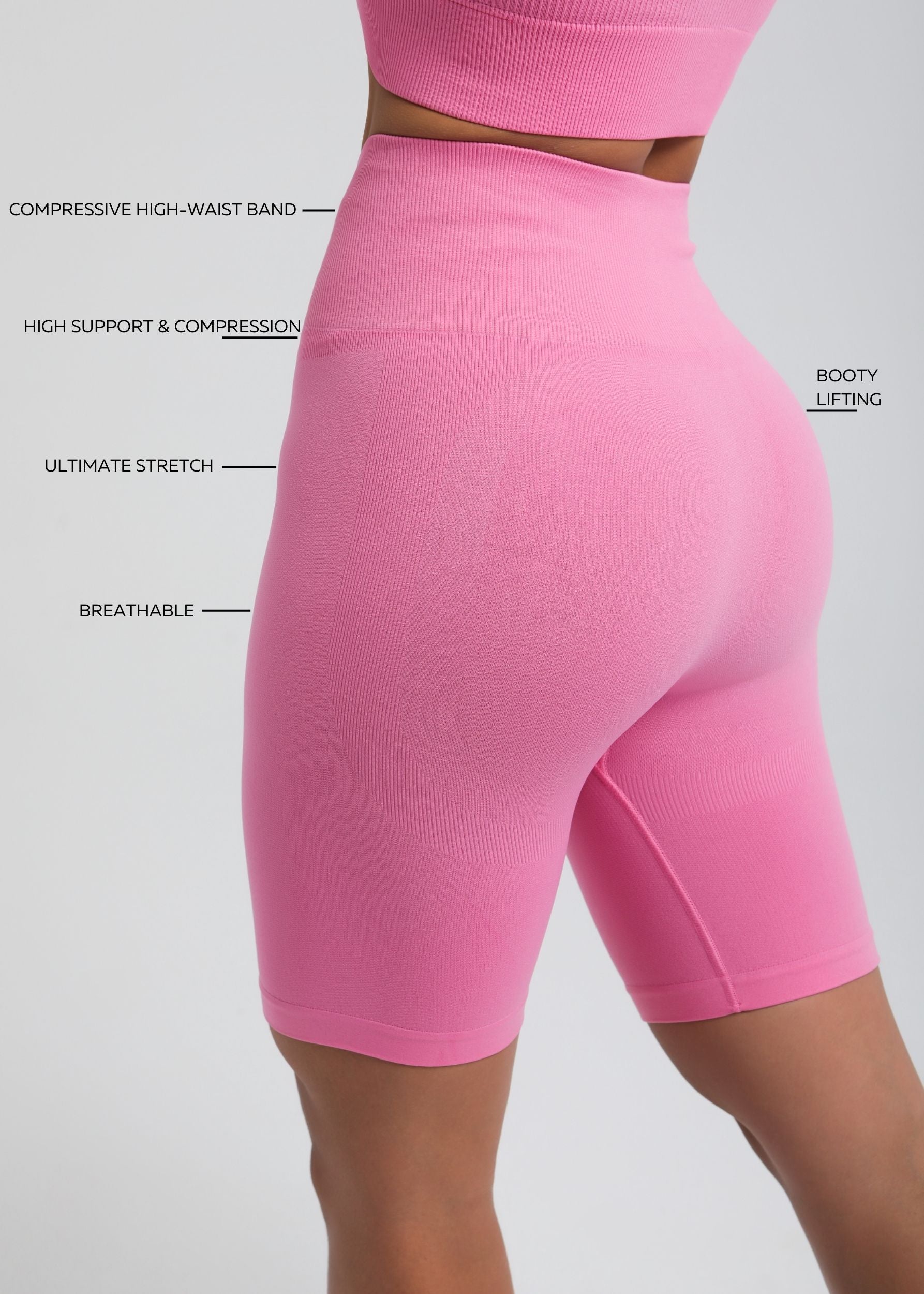 Second Skin Shaping Shorts – High Support, Seamless Sculpt