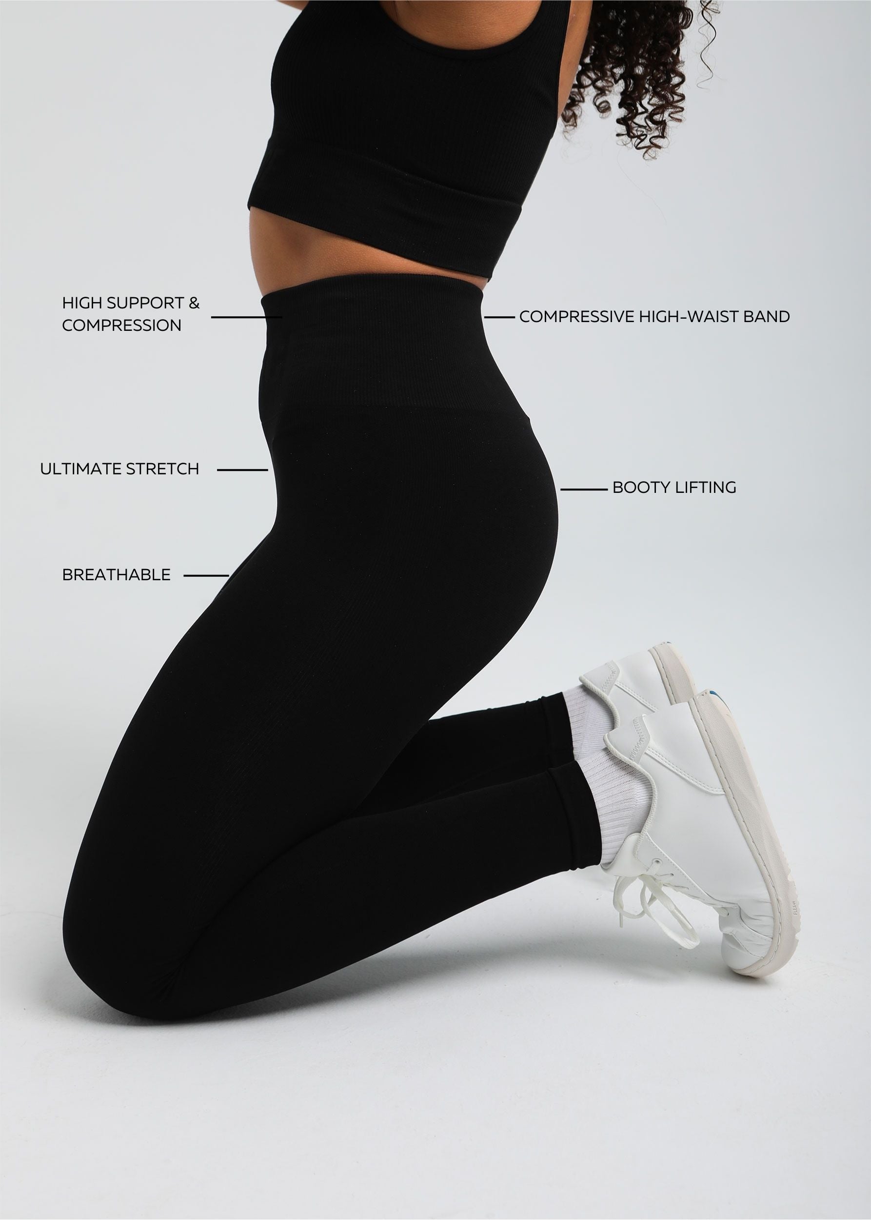 SECOND SKIN shaping legging — seamless compressive