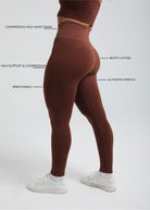 Second Skin shaping legging — seamless compressive