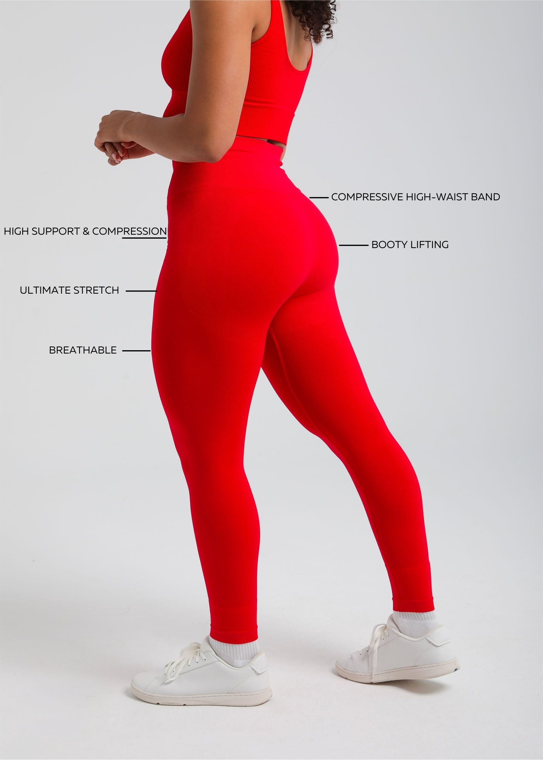 Second Skin shaping legging — seamless compressive