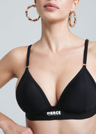 Serena push-up bikini top with padded cups and adjustable straps