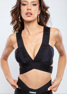 X-Shape Swimable Top in black, slim fit activewear