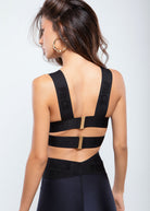 X-Shape Swimable Top in black, slim fit activewear